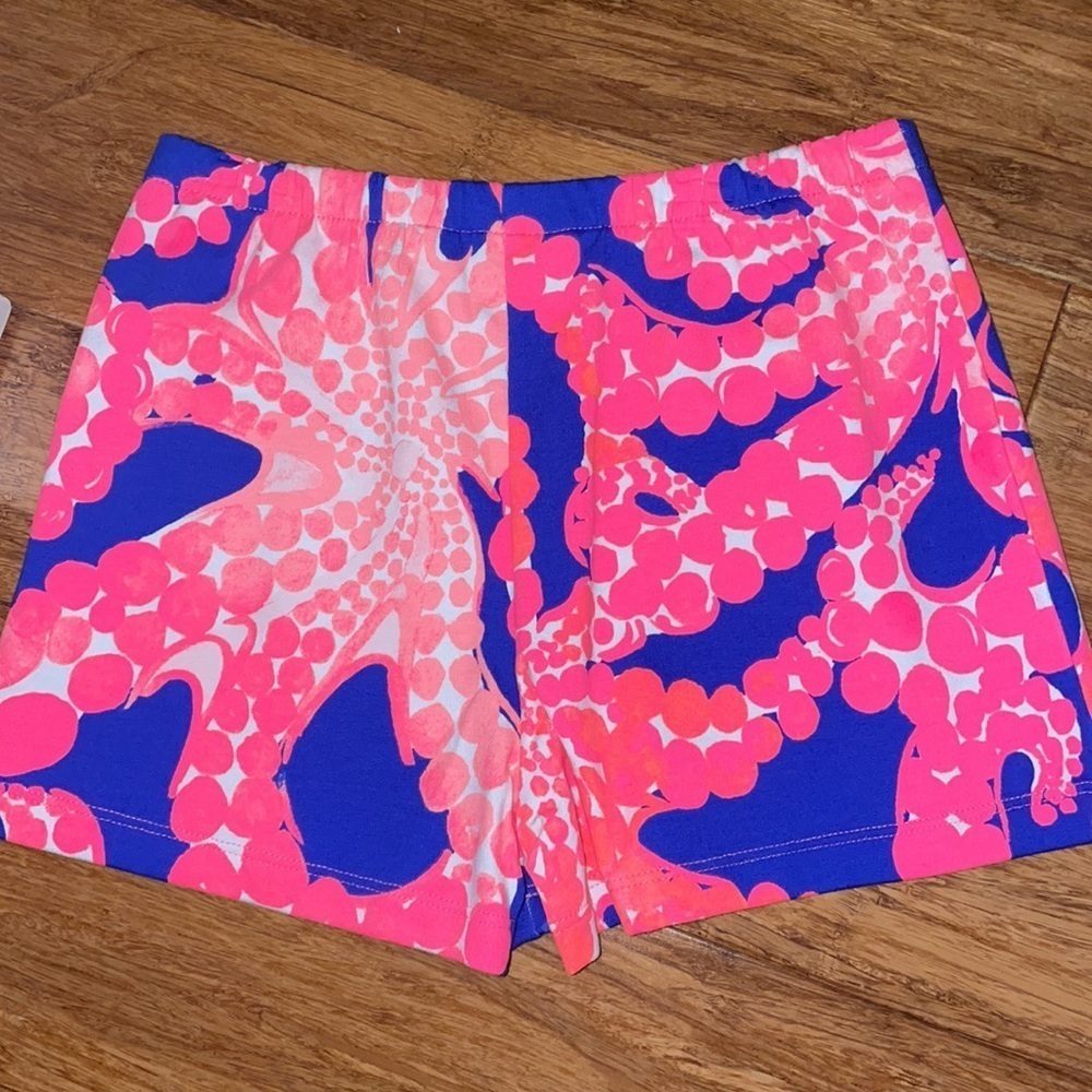 Lilly Pulitzer mini Donna legging set Ikat Blue Mocean Engineered Kids M&L NWT - Picture 2 of 15